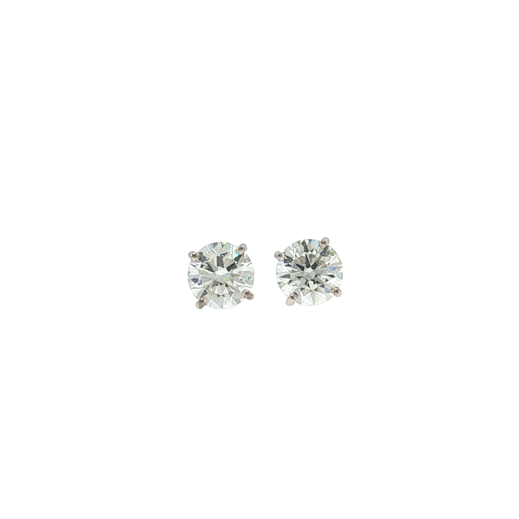 4ct Diamond Stud Earrings