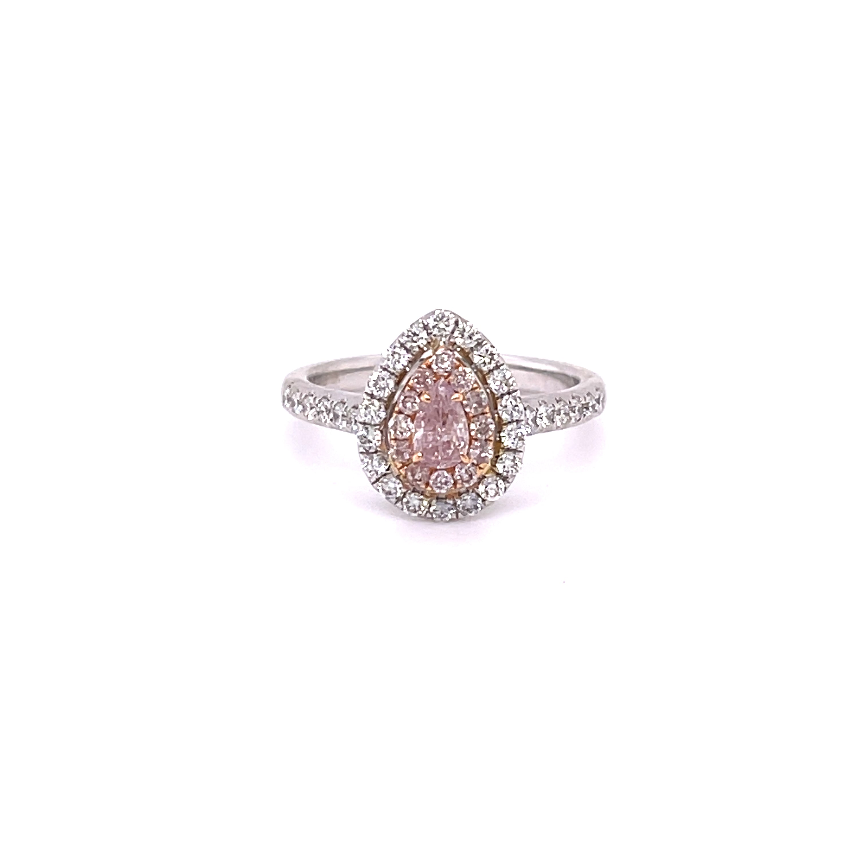PINK PEAR CUT DIAMOND
