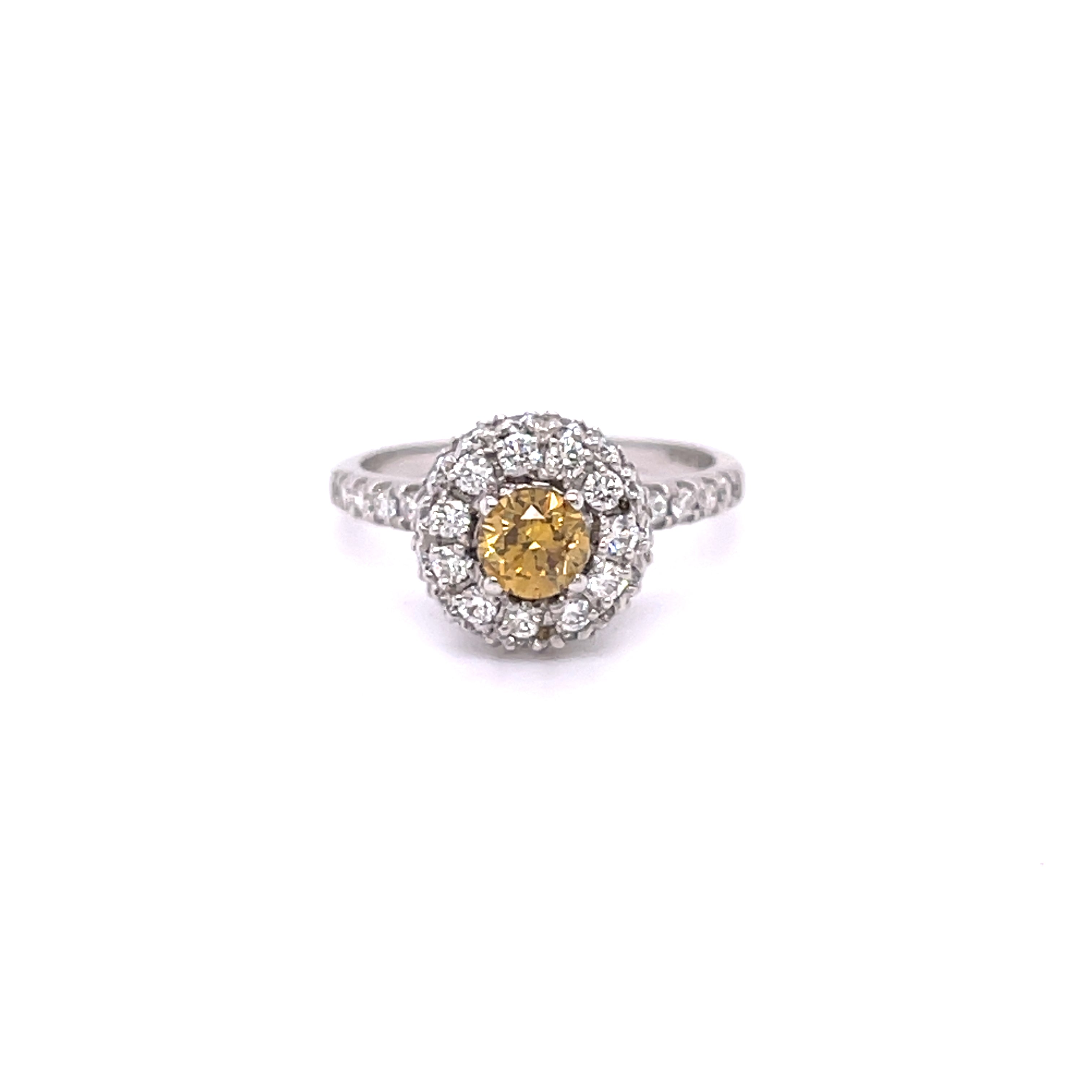 YELLOW DIAMOND ENGAGEMENT RING