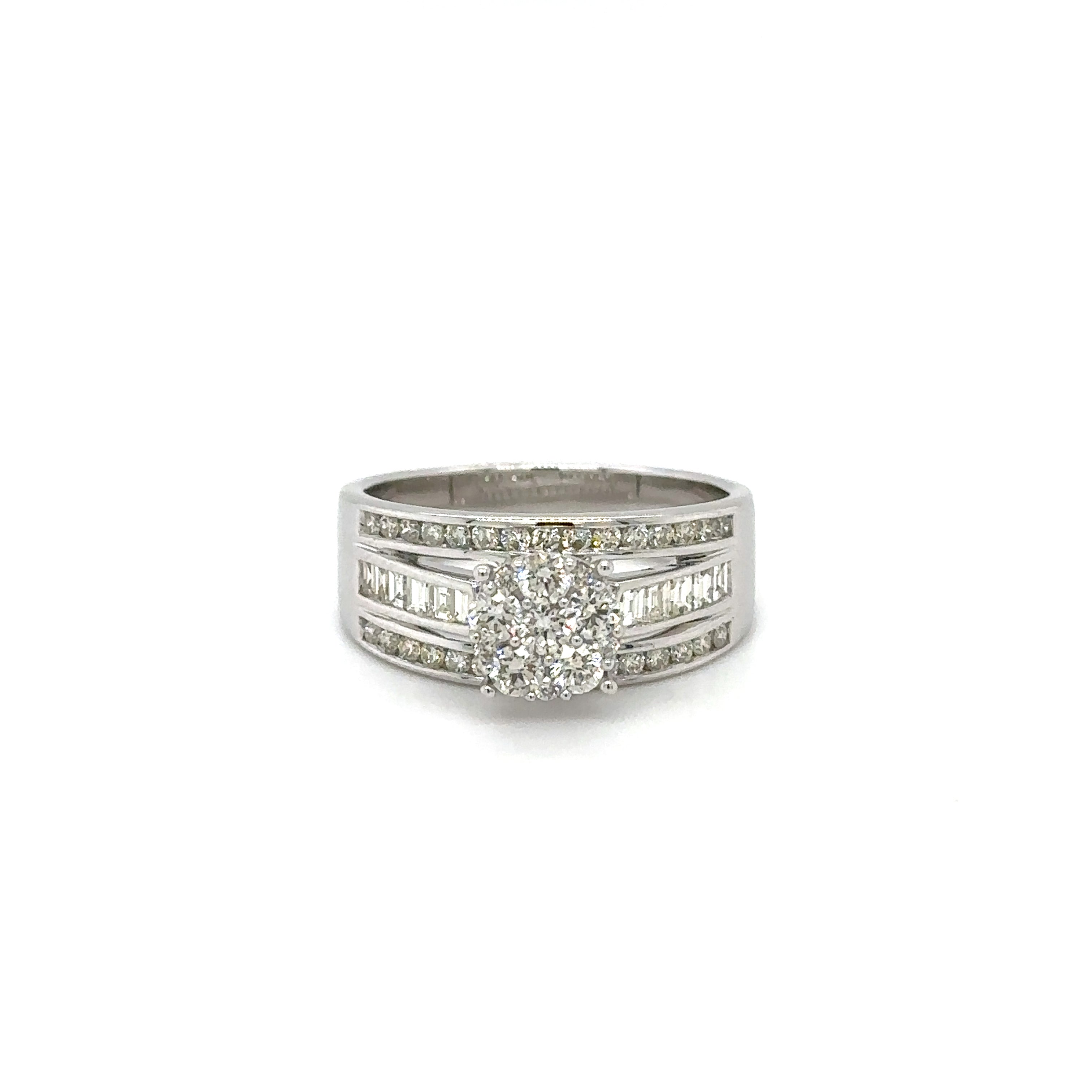 1.10CT ILLUSION DIAMOND RING