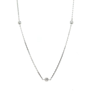 0.52ct diamonds by the yard necklace