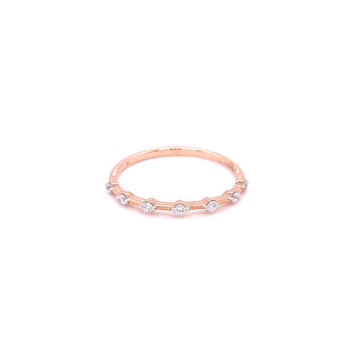 Rose Gold Diamond Dress Ring