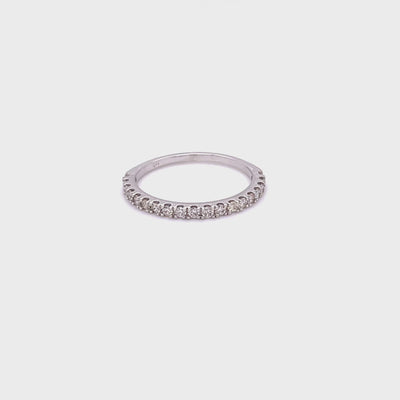 Anne Diamond Eternity Band White Gold