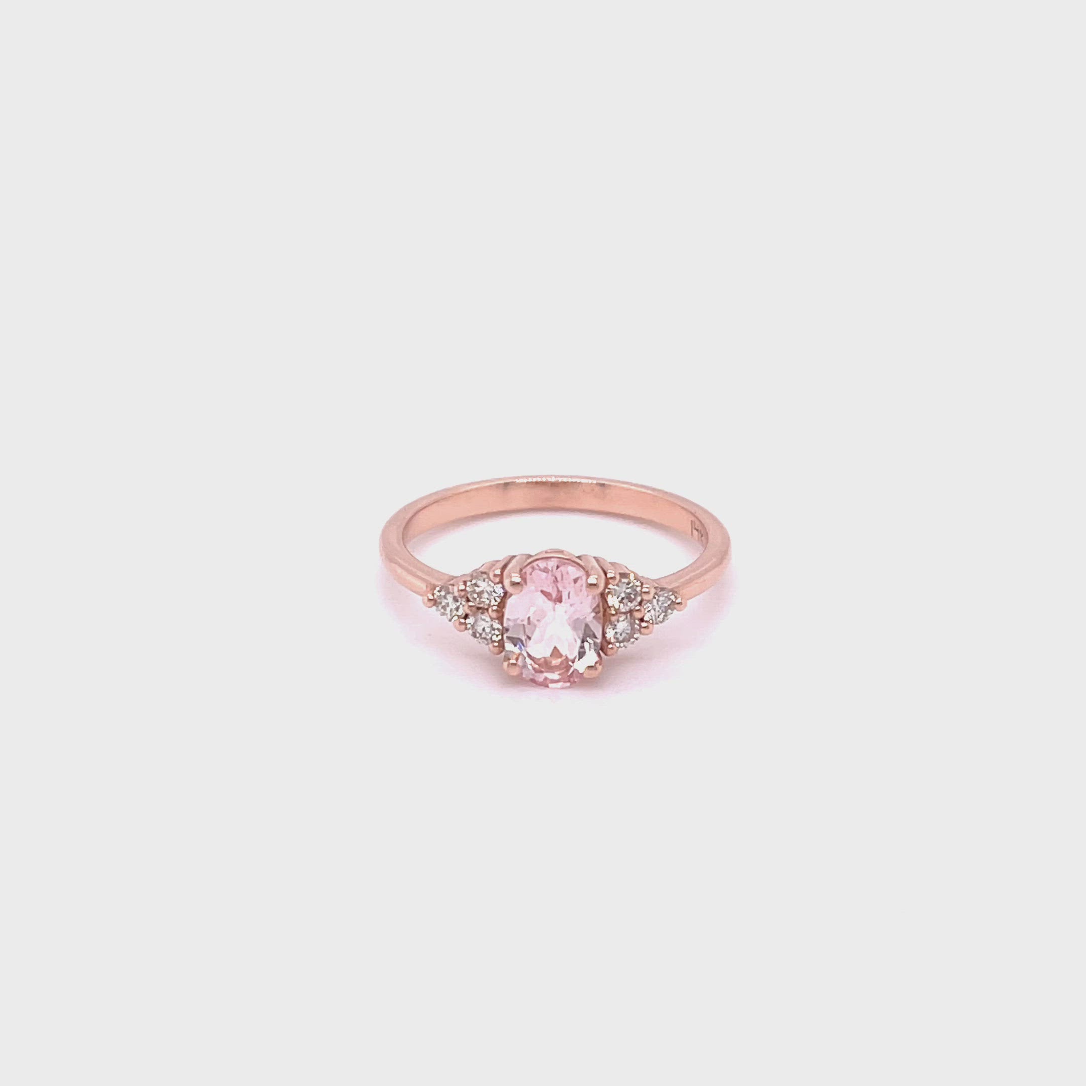 Morganite & Diamond Dress Ring 