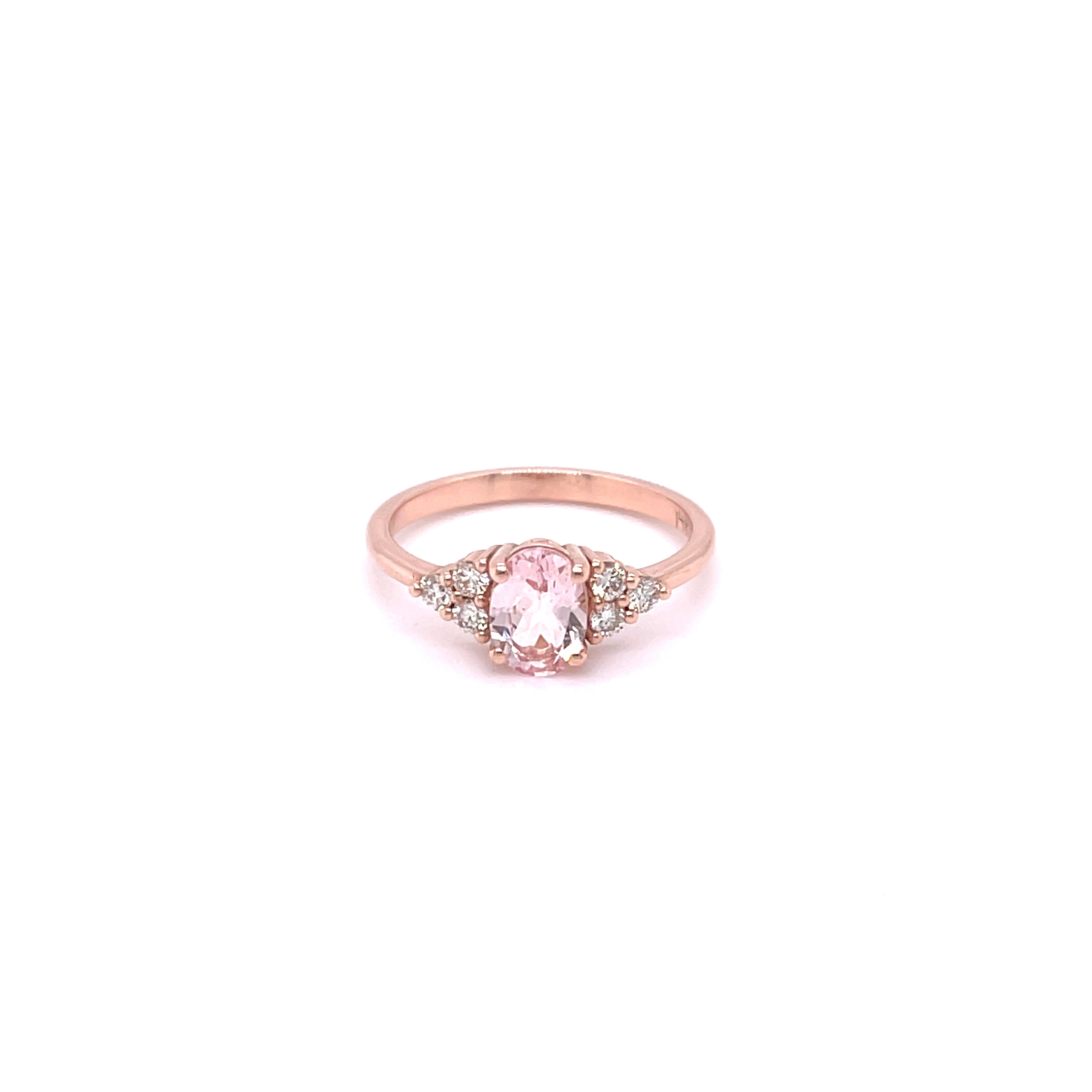 Morganite & Diamond Dress Ring 