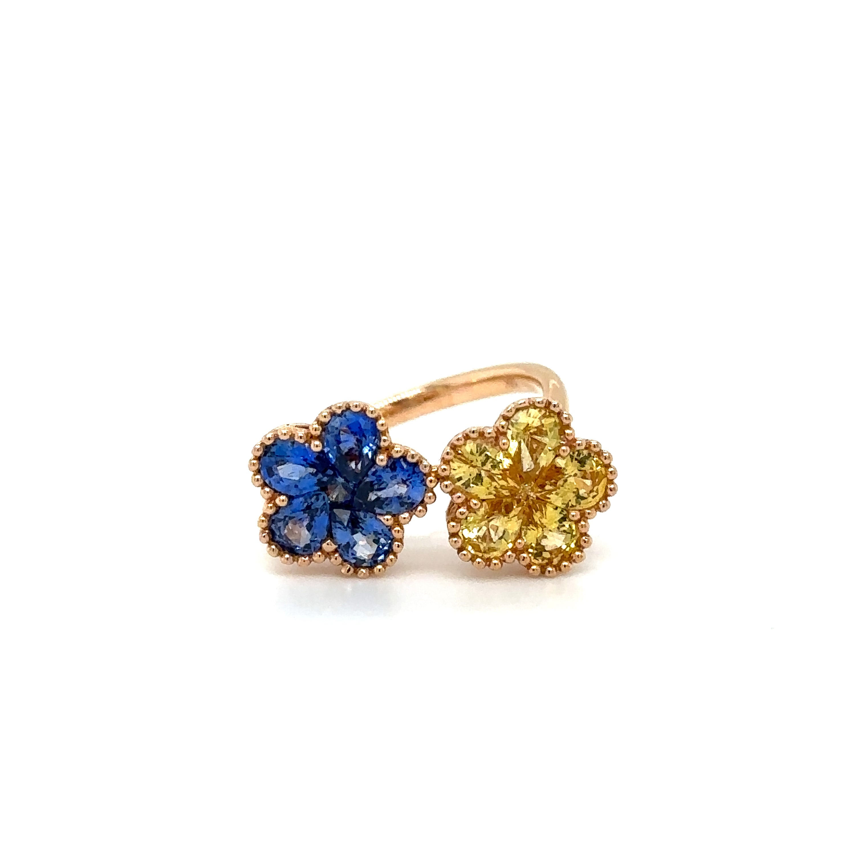 SAPPHIRE BLOSSOM RING