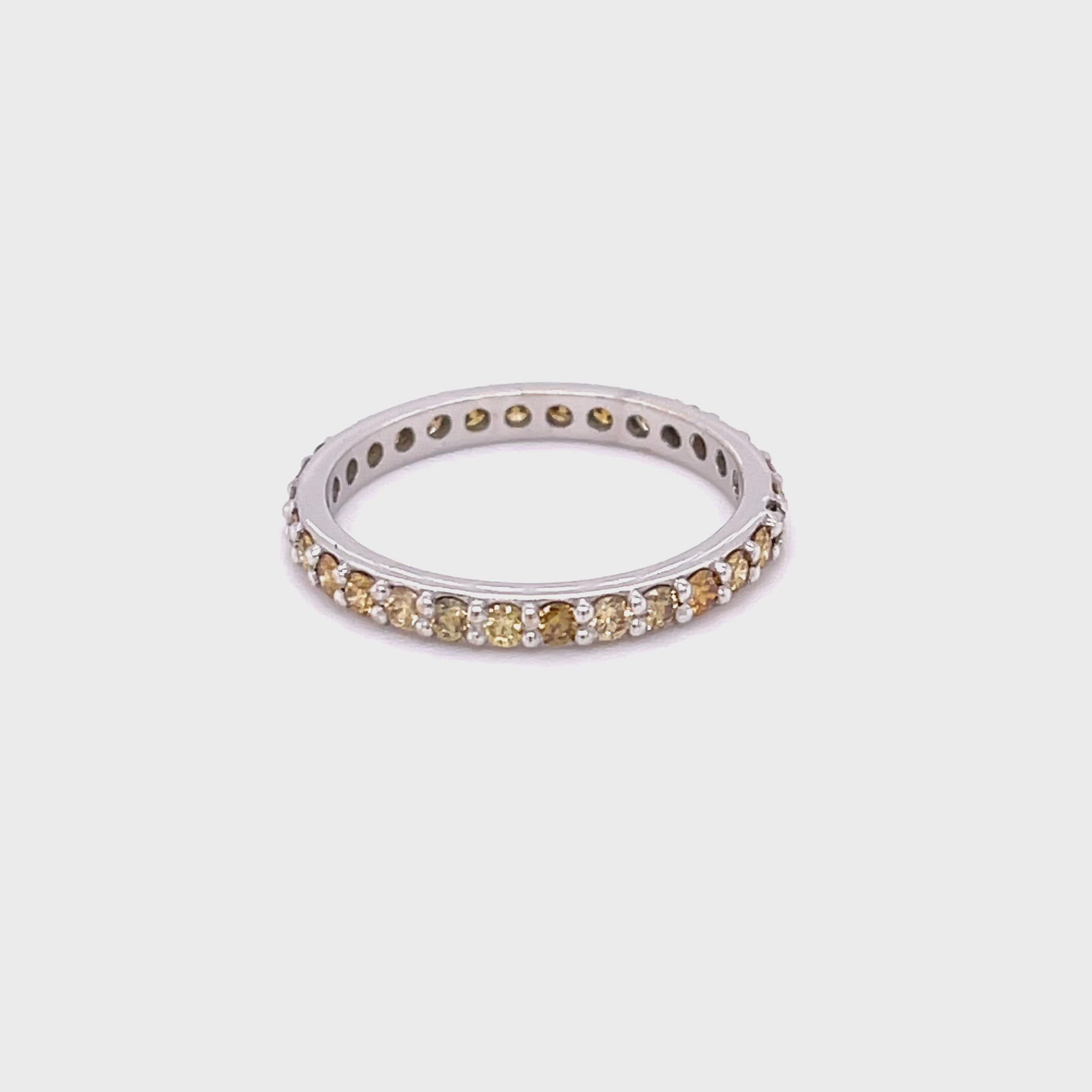 Fancy Diamond Eternity Band