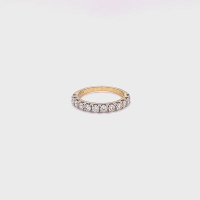 1.00CT DIAMOND HALF ETERNITY RING