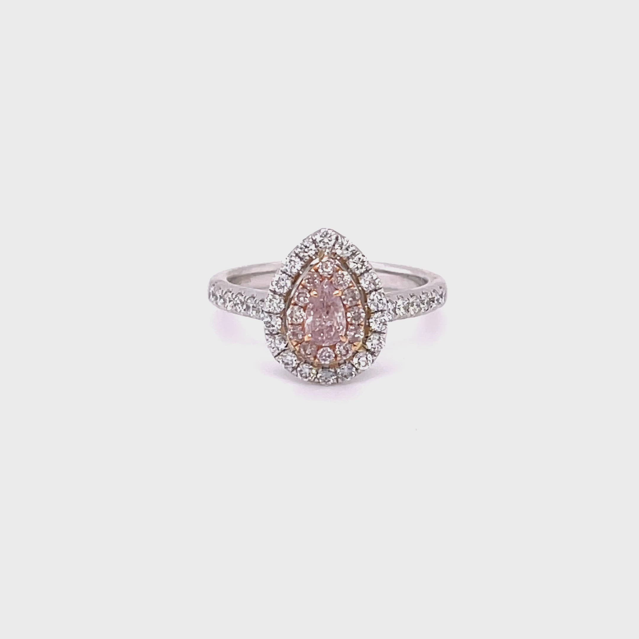 PINK PEAR CUT DIAMOND