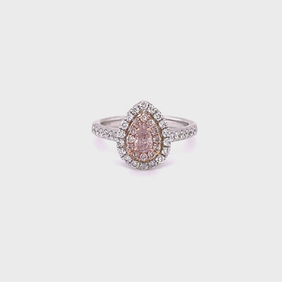 PINK PEAR CUT DIAMOND