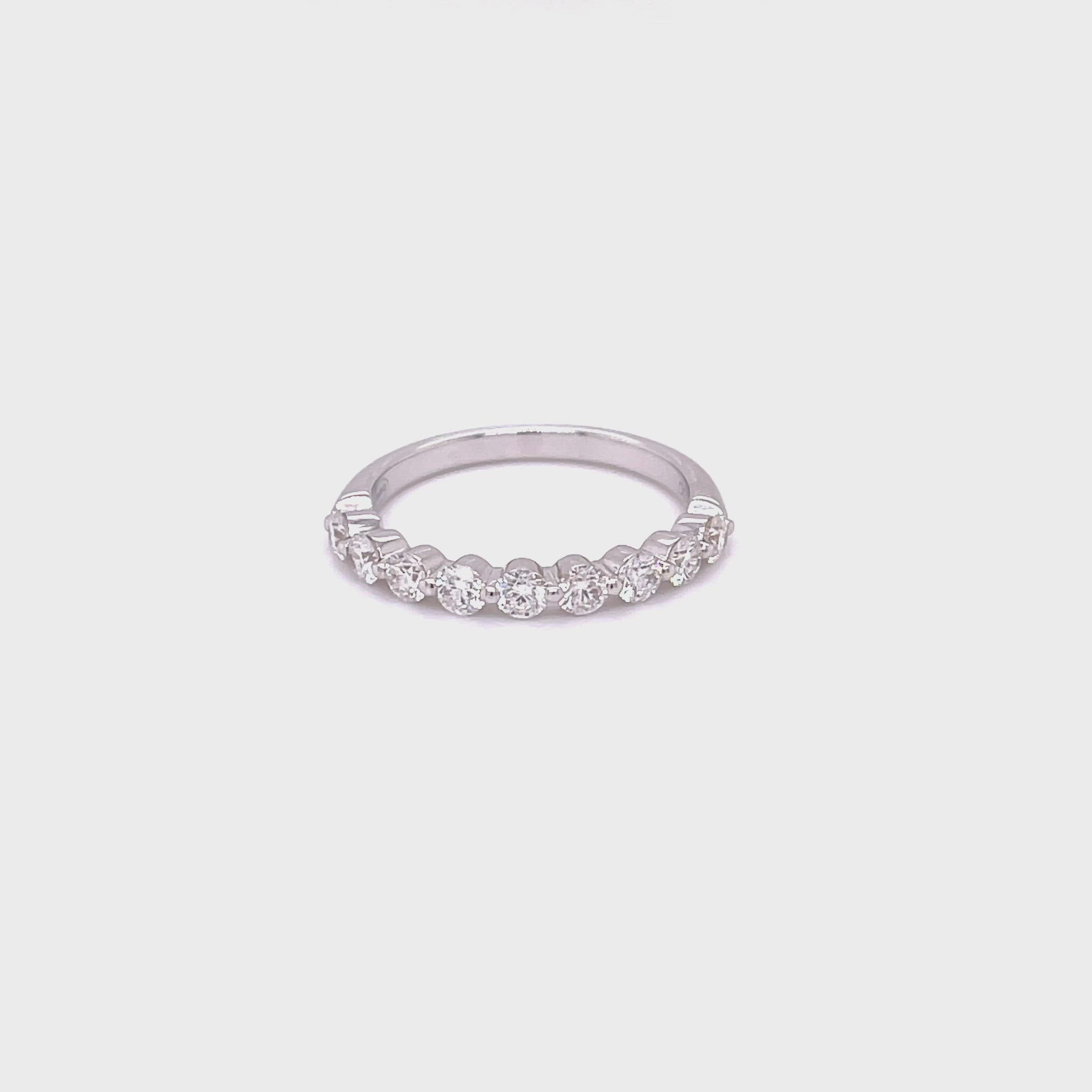 0.70 DIAMOND HALF ETERNITY RING