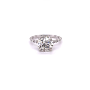 3.01ct diamond solitaire engagement ring