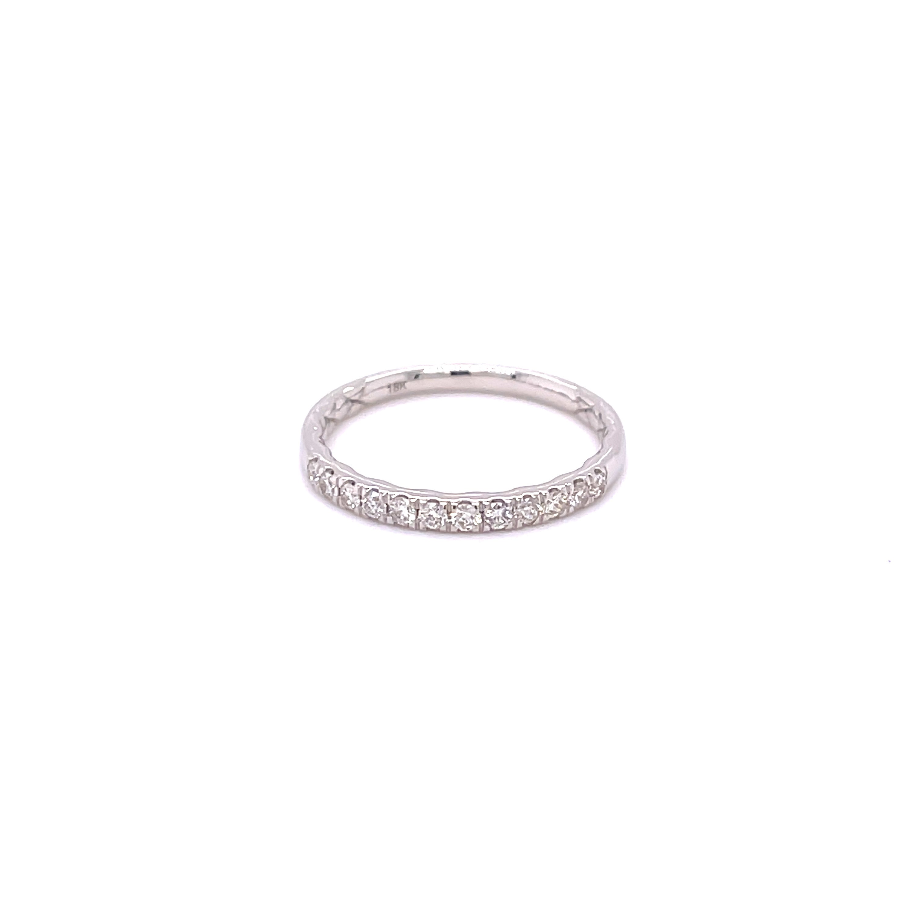 0.25CT DIAMOND HALF ETERNITY BAND