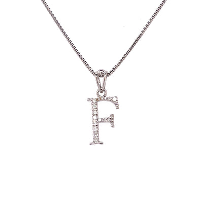 DIAMOND INITIAL PENDANT