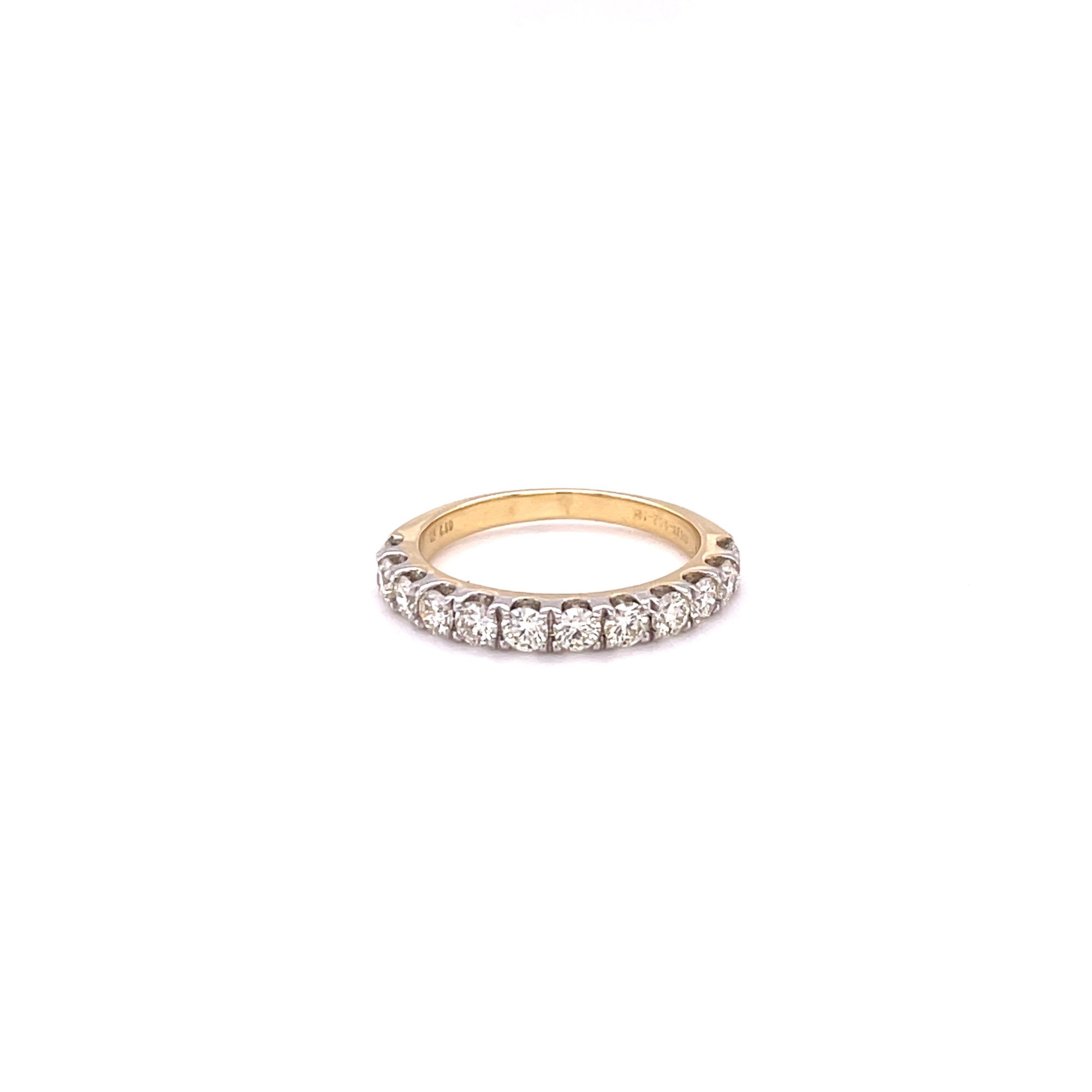 1.00CT DIAMOND HALF ETERNITY RING