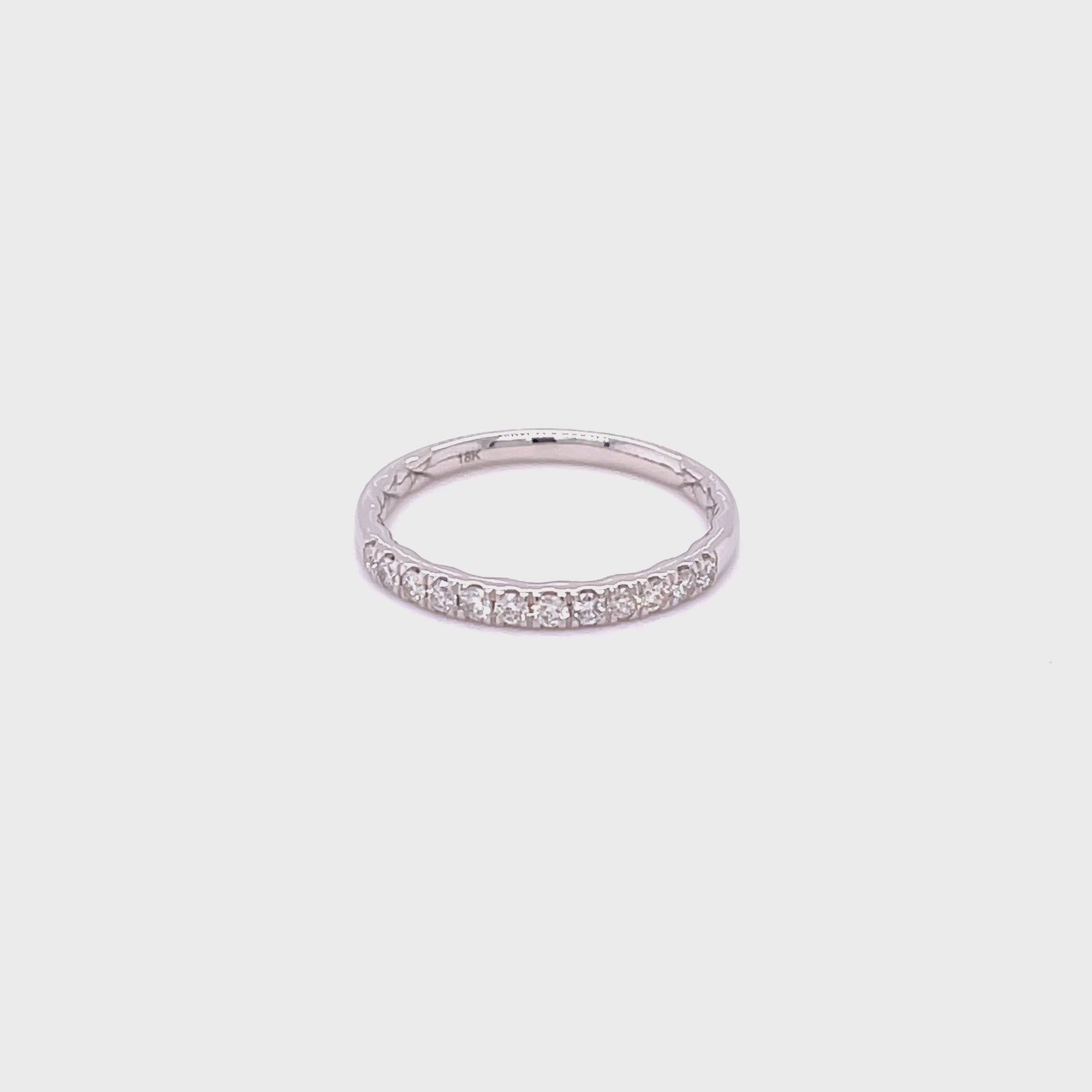 0.25CT DIAMOND HALF ETERNITY BAND