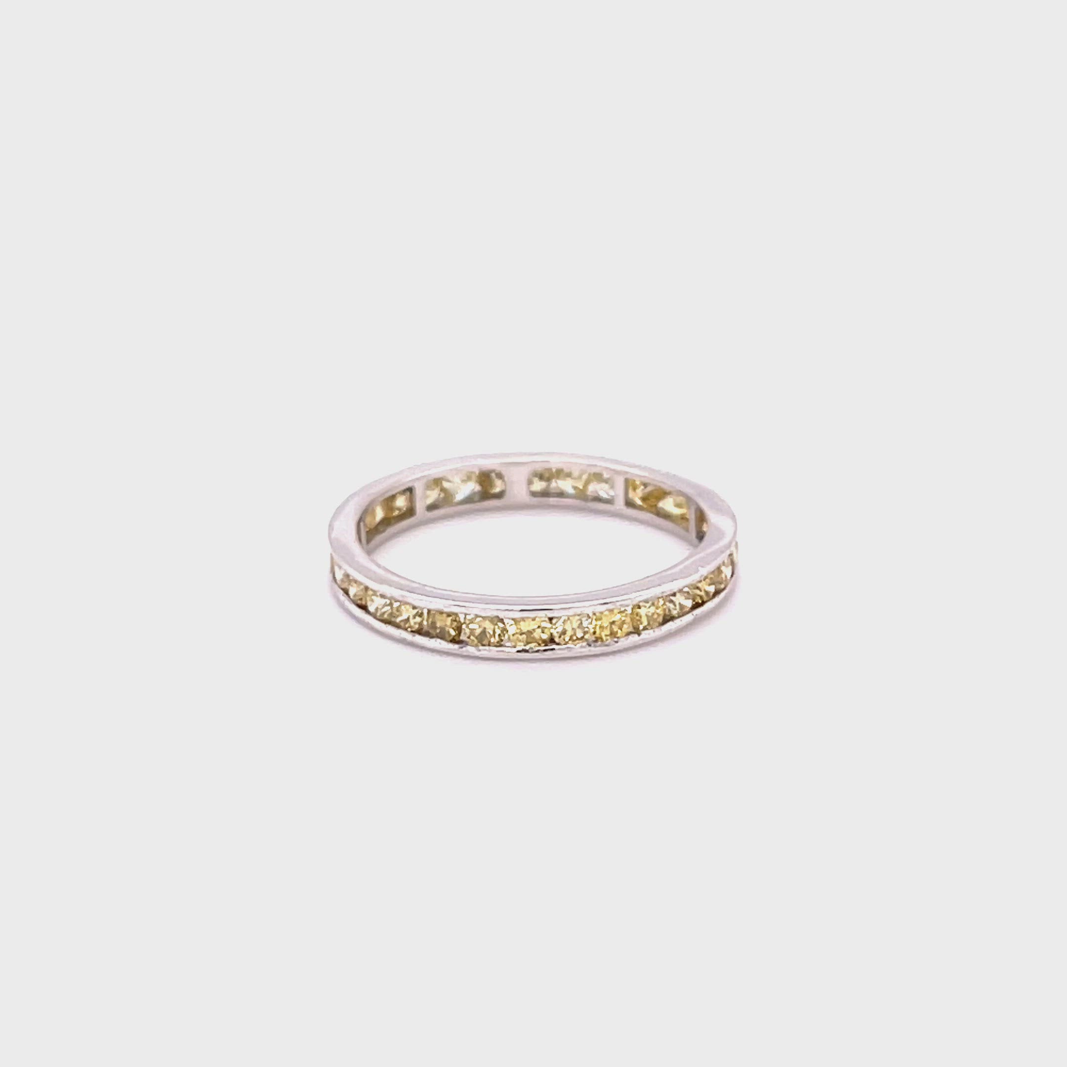 1.10CT FANCY DIAMOND ETERNITY BAND